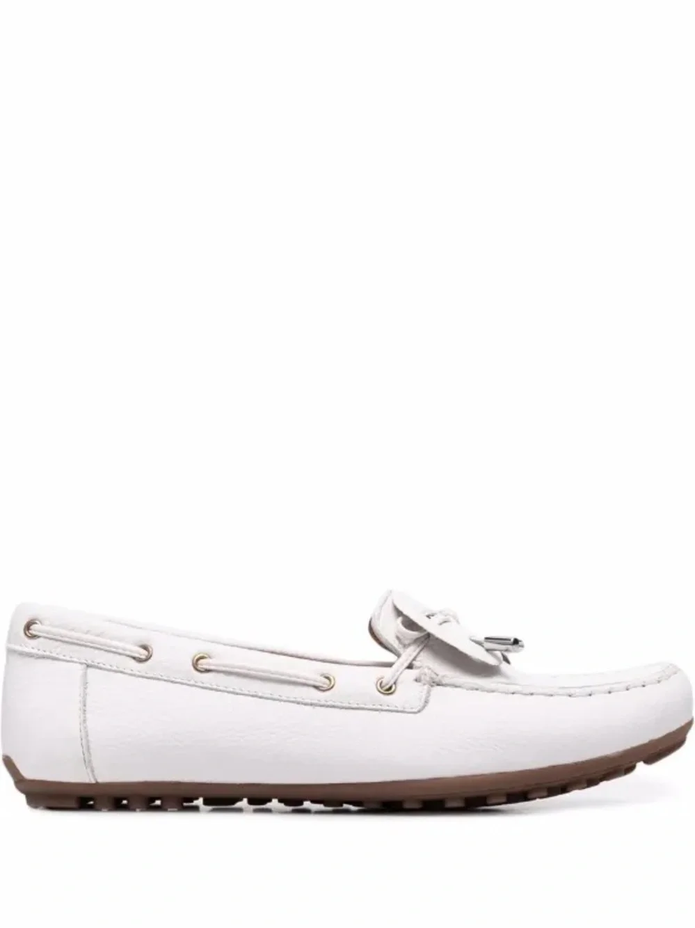 👉🏼NWT👈🏼 Women’s GEOX Vega Moc B Leather Lace-Up Loafer Moccasin $239 Sz:38